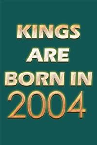 Kings Are Born In 2004 Notebook