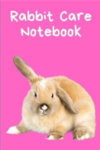 Rabbit Care Notebook