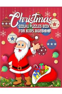 Christmas Soduku Puzzles Book For Kids Ages 4-8