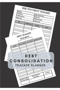 Debt Consolidation tracker planner