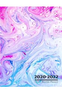 3 Year Monthly Planner 2020-2022