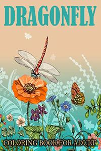 dragonfly coloring books for adult