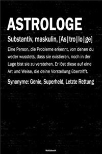Astrologe Notizbuch