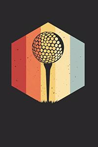 Golf Golfen Golfspieler Notizbuch