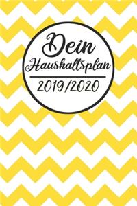 Dein Haushaltsplan 2019 / 2020