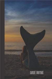 sunset mermaid
