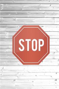 Big Red Stop Sign - Road Sign Journal