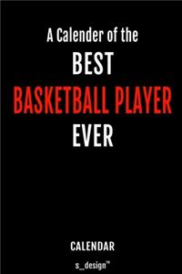 Calendar for Basketball Players / Basketball Player