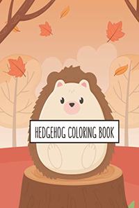 Hedgehog Coloring Book