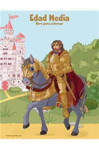 Edad Media libro para colorear