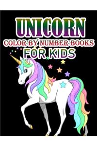 Unicorn Color By Number Books For Kids