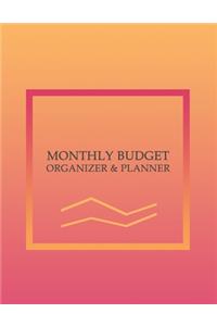 Monthly Budget Organizer & Planner