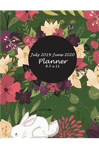 July 2019-June 2020 Planner 8.5 x 11