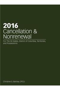2016 Cancellation & Nonrenewal