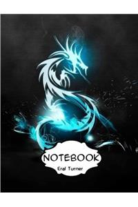 Notebook Journal : dragon: Pocket Notebook Journal Diary, 120 pages, 8.5 x 11 (Dot-Grid,Graph,Lined,Blank Notebook Journal)