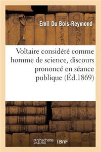 Voltaire Considéré Comme Homme de Science