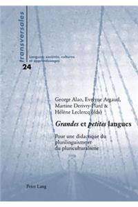 «Grandes» Et «Petites» Langues