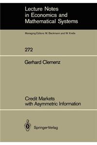 Credit Markets with Asymmetric Information