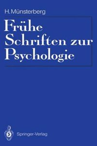 Fruhe Schriften zur Psychologie