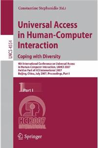 Universal Acess in Human Computer Interaction. Coping with Diversity