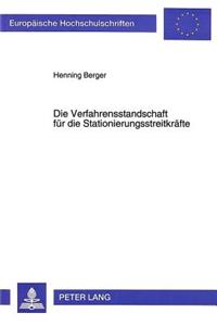 Die Verfahrensstandschaft Fuer Die Stationierungsstreitkraefte