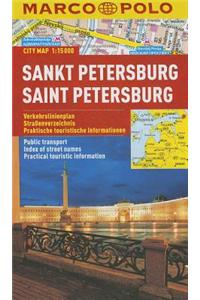 St Petersburg Marco Polo City Map