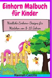 Einhorn Malbuch für Kinder