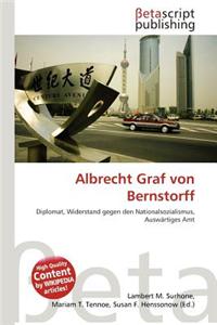 Albrecht Graf Von Bernstorff