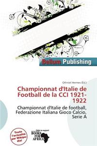 Championnat D'Italie de Football de La CCI 1921-1922