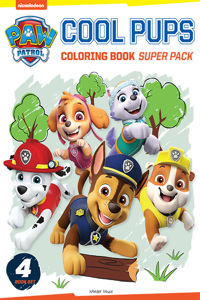 Paw Patrol Cool Pups Coloring Books Super Boxset : Pack of 4 Coloring Books For Kids
