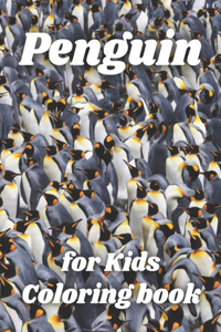 Penguin Coloring Book for kids