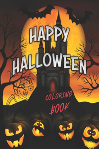 Happy Halloween Coloring Book