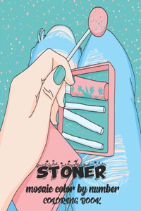 Stoner Mosaic Color By Number Coloring Book