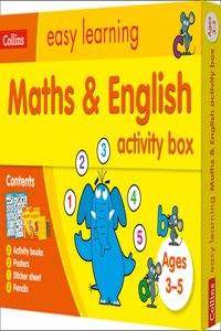 Collins Easy Learning Preschool - Maths and English Activity Box Ages 3-5