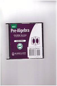 Holt Pre-Algebra: Student's Edition CD-ROM 2005