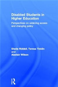 Disabled Students in Higher Education