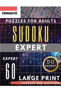 Expert Sudoku Puzzles for Adults Large Print