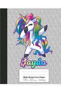 Wide Ruled Line Paper