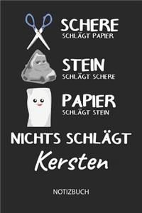 Nichts schlägt - Kersten - Notizbuch