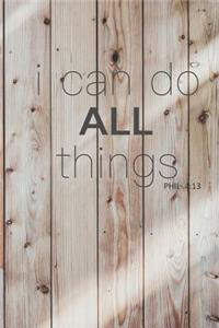 I Can Do All Things