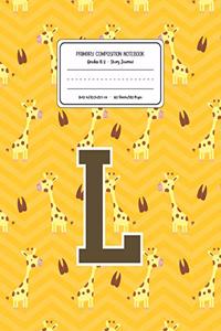 Primary Composition Notebook Grades K-2 Story Journal L