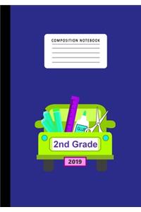 Composition Notebook 2nd Grade 2019
