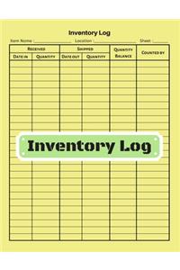 Inventory log