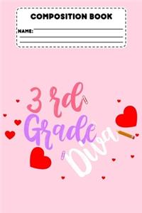 Composition Book 3rd Grade Diva