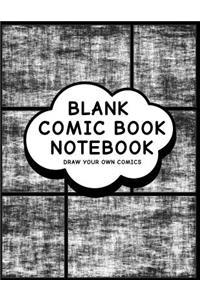 Blank Comic Book Notebook