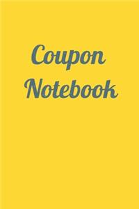 Coupon Notebook