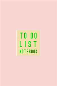 To Do List Notebook