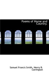 Poems of Home and Country.