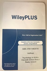 Psychology in Action, 11E Wileyplus Card
