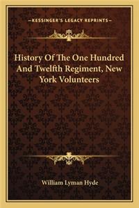 History of the One Hundred and Twelfth Regiment, New York Volunteers